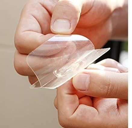 Self Adhesive Wall Hooks – Heavy Duty Nail-Free Photo Frame & Home Hanging Hooks (Plastic & Steel, Pack of 10)