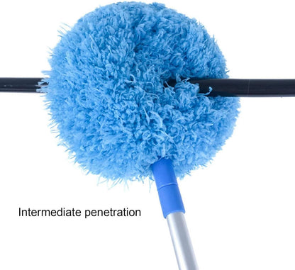 Washable Ceiling Fan Cleaner Duster – 140cm Long Handle, Reusable, Lightweight